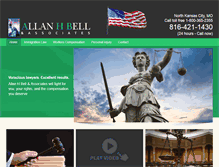 Tablet Screenshot of belllawoffice.com